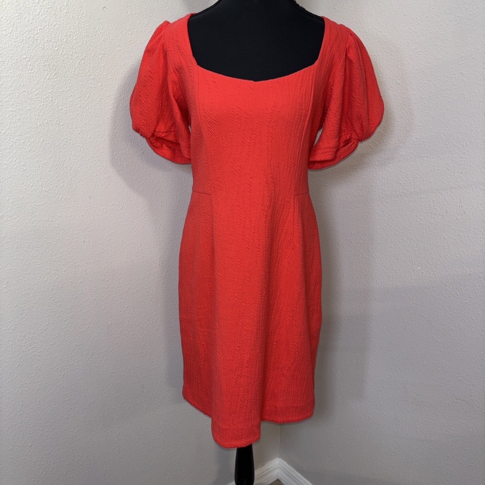 New Lilly Pulitzer Elisha Wavy Knit Shift Dress Women's Medium Rocco Red Party